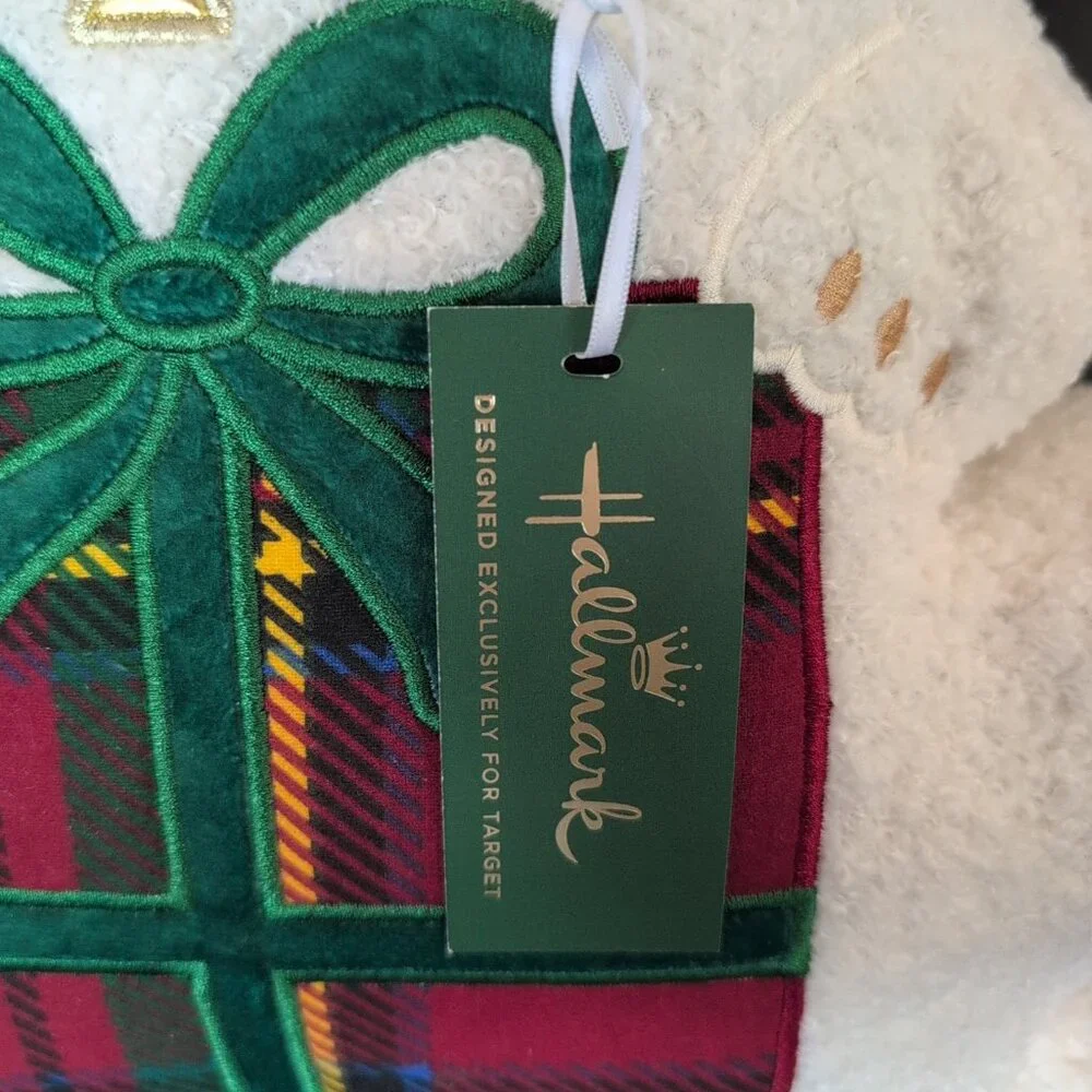 Hallmark Dog Decorative Pillow Christmas Gift 16x12 Holiday NWT Target Collab